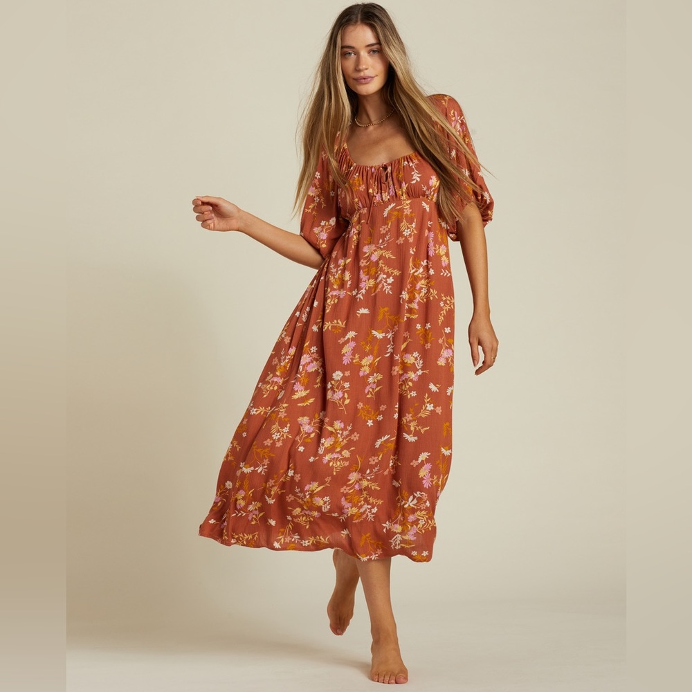 Billabong Floral Midi Dress